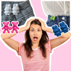 Girl Having Shocking reaction to TedySnapz™ - Jeans Snap Button Pins 